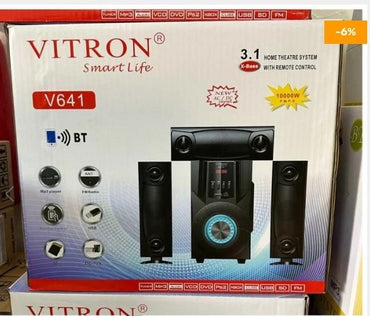 Vitron V641 3.1 home theatre system with Bluetooth