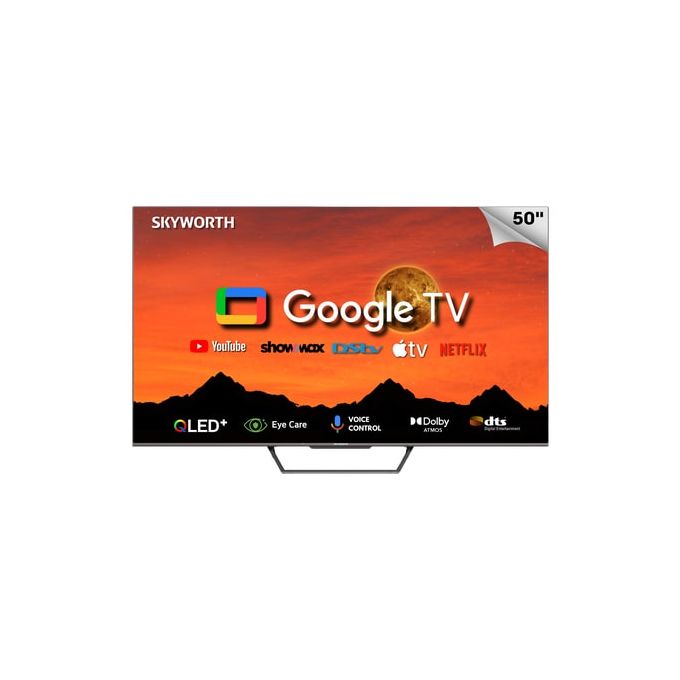 Skyworth 50SUE9500 |50-inches | 4K QLED 2022 | Frameless Smart Android TV | Black (1Year warranty)- Price in Kenya.