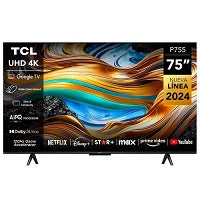 TCL 75"-P755 | Smart UHD | 4K With HDR | Google TV | Frameless | New 2024 Model Series 7-Price in Kenya
