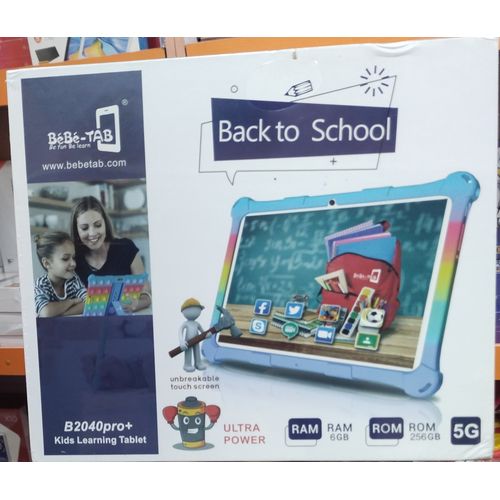 Bebe Kids Studying Tablet 2040 PRO+ | 6000mAh | 6GB RAM +256GB ROM | 10inch | Android 12 | SIM Card Slot -Price in Kenya.