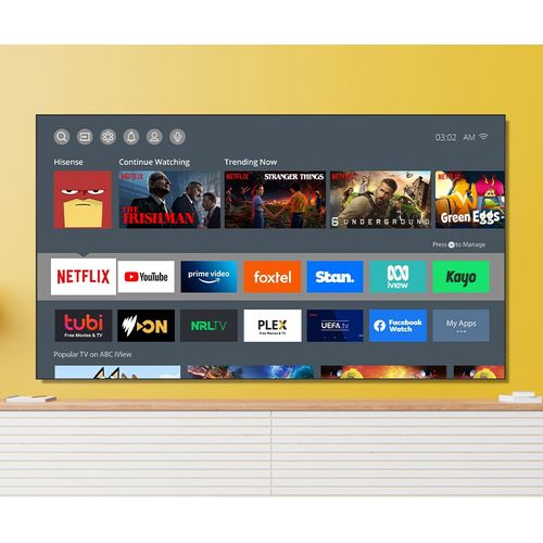 Hisense 75'' Frameless 4K Ultra HD Smart TV, Netflix- 75A6BG-Price in Kenya