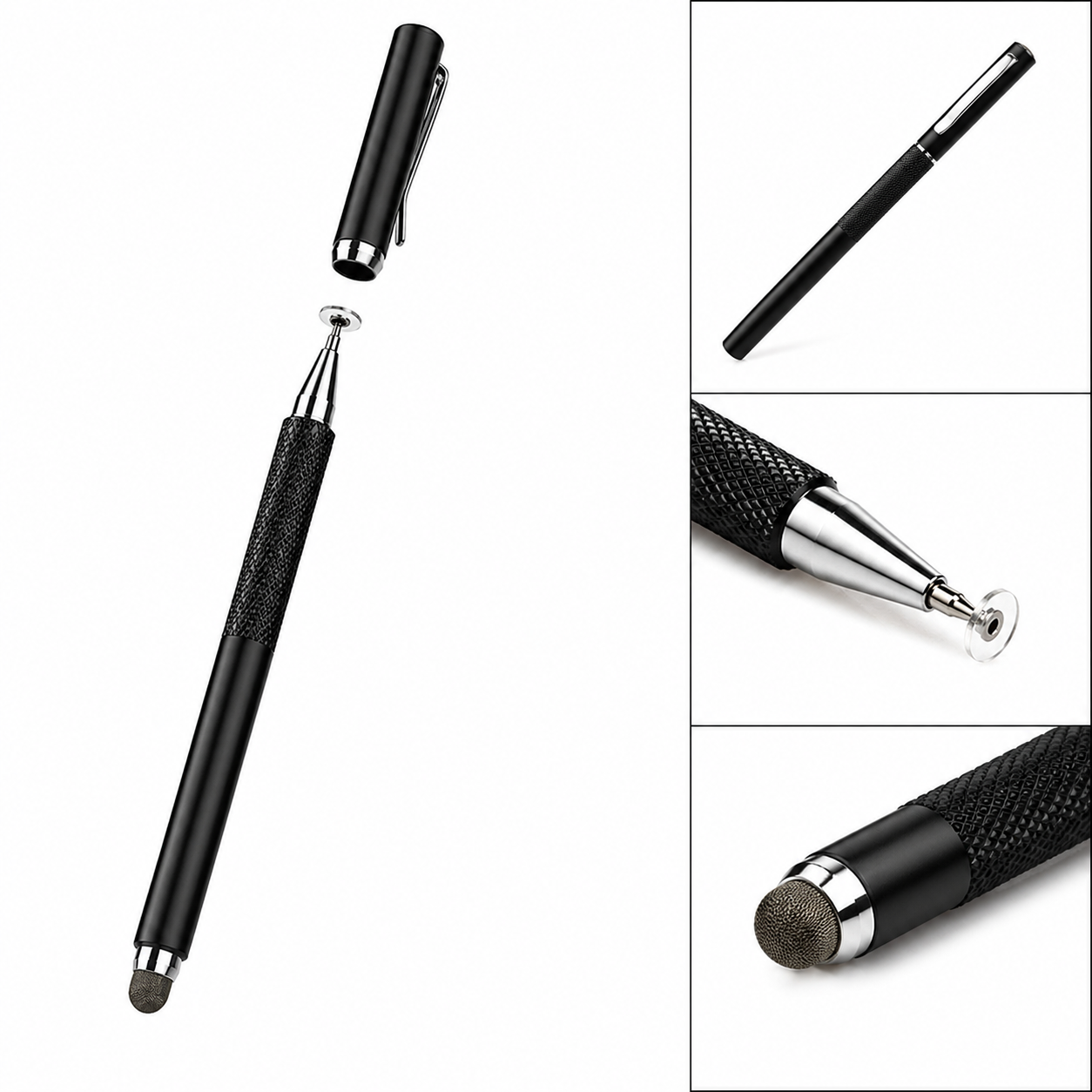 capacitive stylus ballpoint combo pen