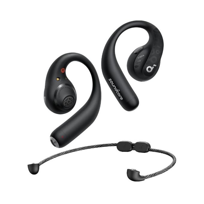 Anker Soundcore AeroFit Pro Secure Open-Ear Sport Earbuds Ultra-Stable Neckband + Detachable Ear Hooks