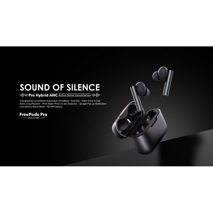 Oraimo FreePods Pro+ Hybrid ANC True Wireless Earbuds