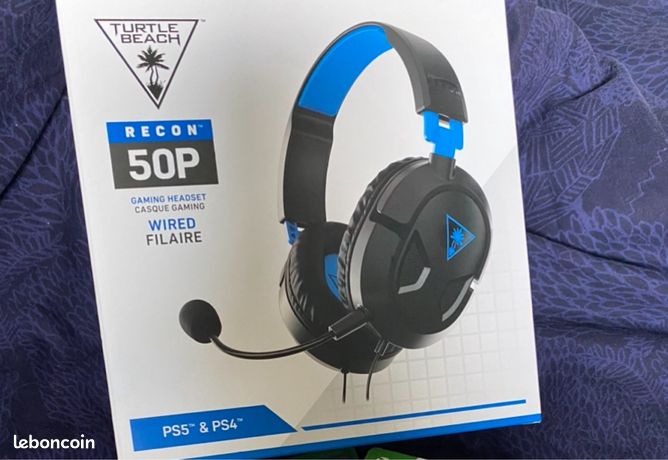 Gaming Headsets – Wired Filaire 50P for PS5 & PS4 side view | Zentech Kenya