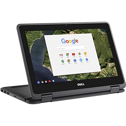 Dell Latitude 3189 side profile showing ports & hinges