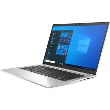 Side view of HP EliteBook 830 G8 showing Thunderbolt 4 and USB ports
