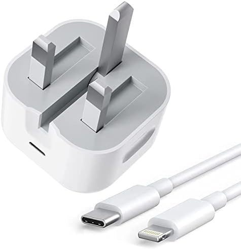 Apple iPhone USB-C to Lightning 20W Charger – Fast Charging Power Adapter...