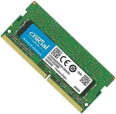 Close-up of 4GB DDR4 RAM Stick PC4L 12800 for laptops