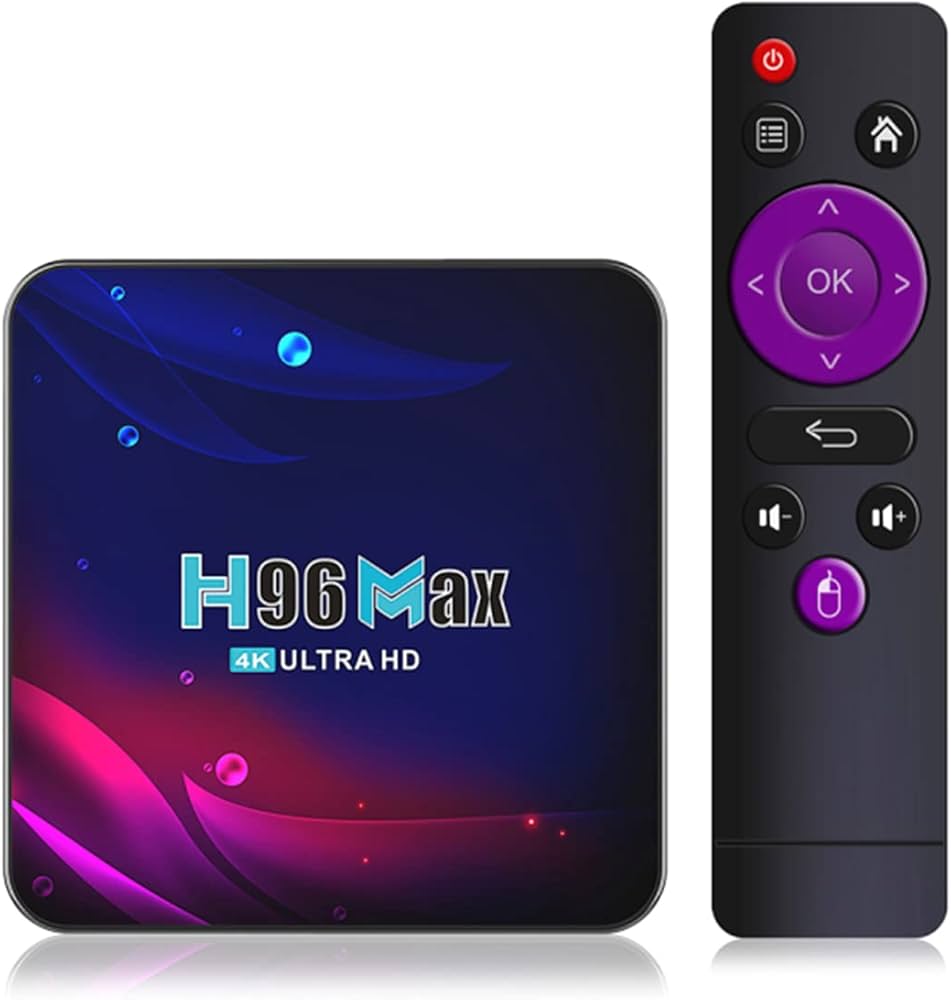 H96 Max TV Box (2GB RAM + 16GB ROM) – 4K Android Streaming Device