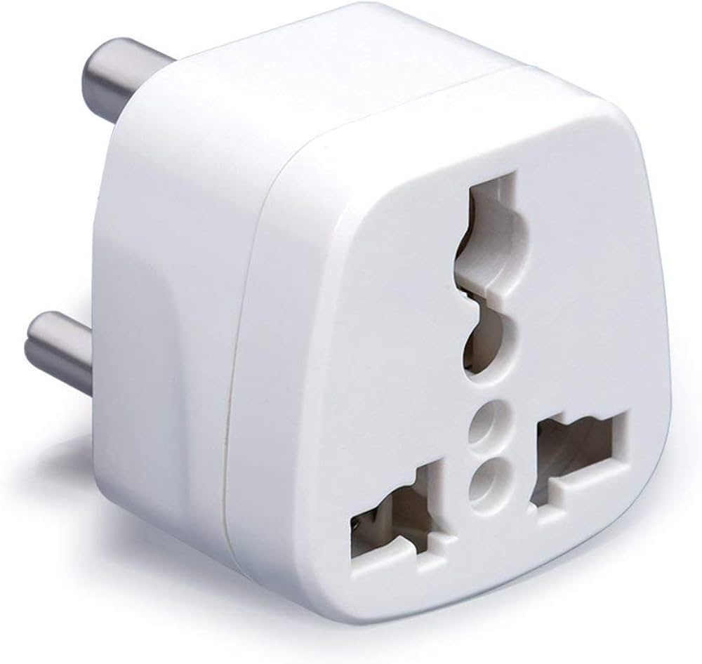 Square Pin to Round Pin Universal Multi-Plug Socket Converter Adapter for Kenyan Outlets - View 3