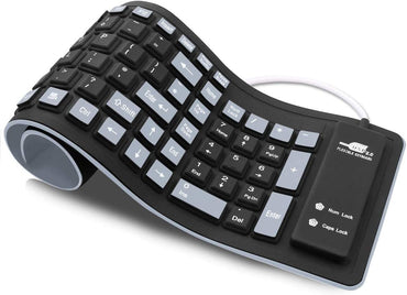 Flexible Rubber Keyboard, with Numeric Keypad-Price in Kenya in Kenya | Zentech