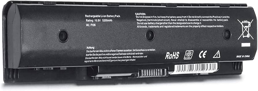 HP PI06 / P106 Compatible Battery — Fits HP ENVY / Pavilion 14-17 / 710417-001 / 709988-421 | 10.8V 6-Cell Li-ion