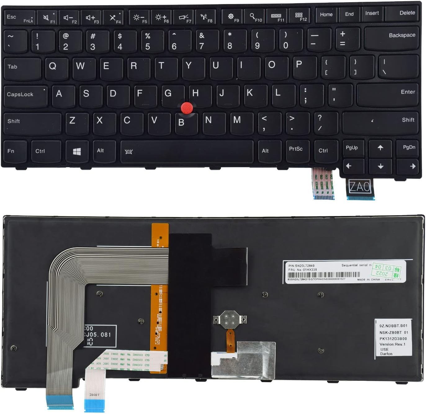 Lenovo ThinkPad T460, T450, T470, L460, L470 & T440p Laptop Keyboard Replacement-Price in Kenya.