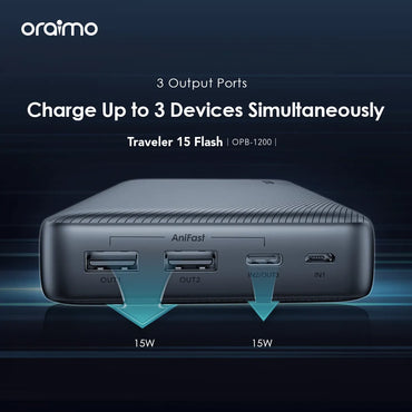 Oraimo Traveler 15 Flash 20000mAh 15W Power Bank-Price in Kenya.
