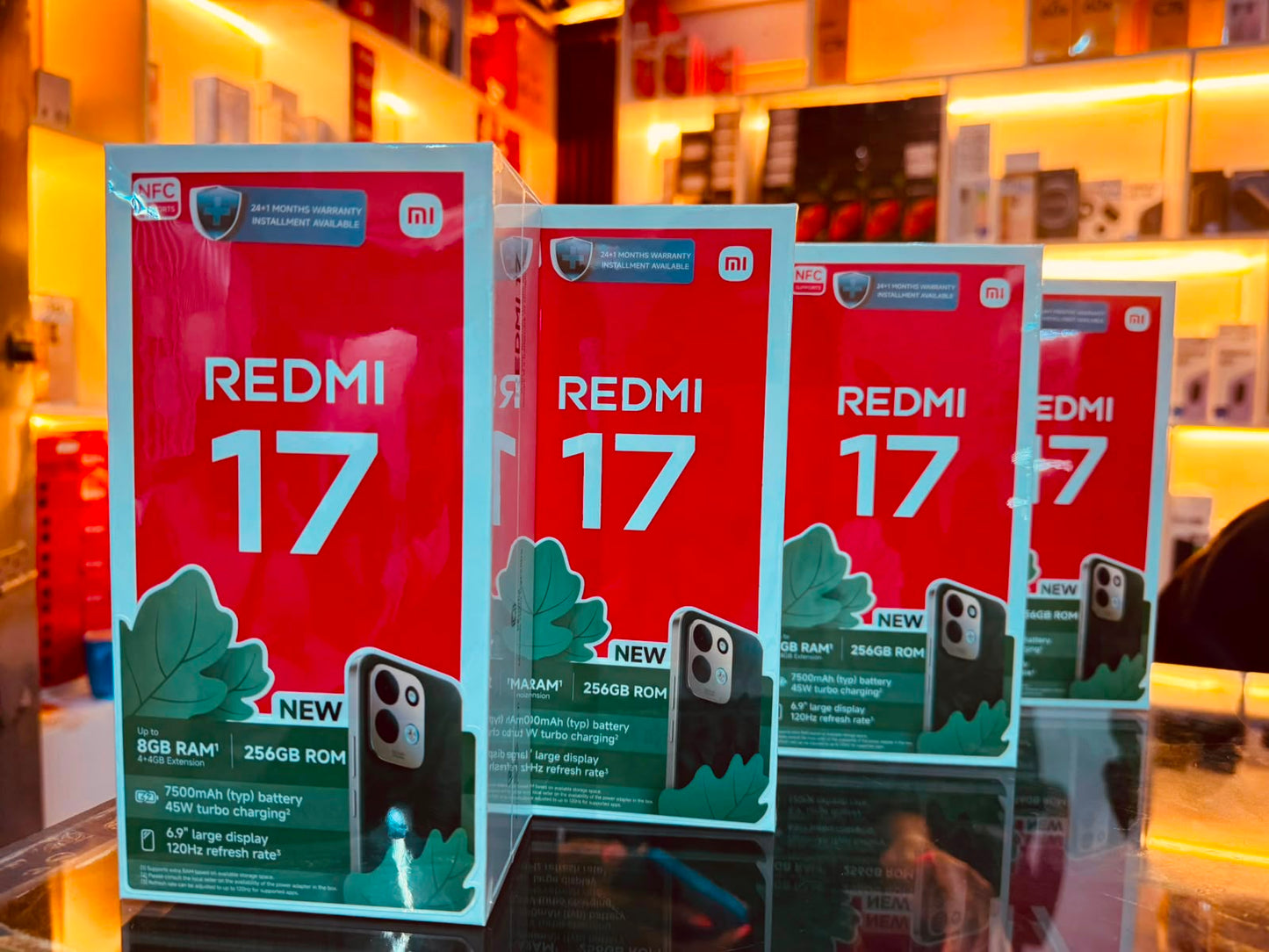 Redmi 17 smartphone with 6.9-inch 120Hz display and 7500mAh battery