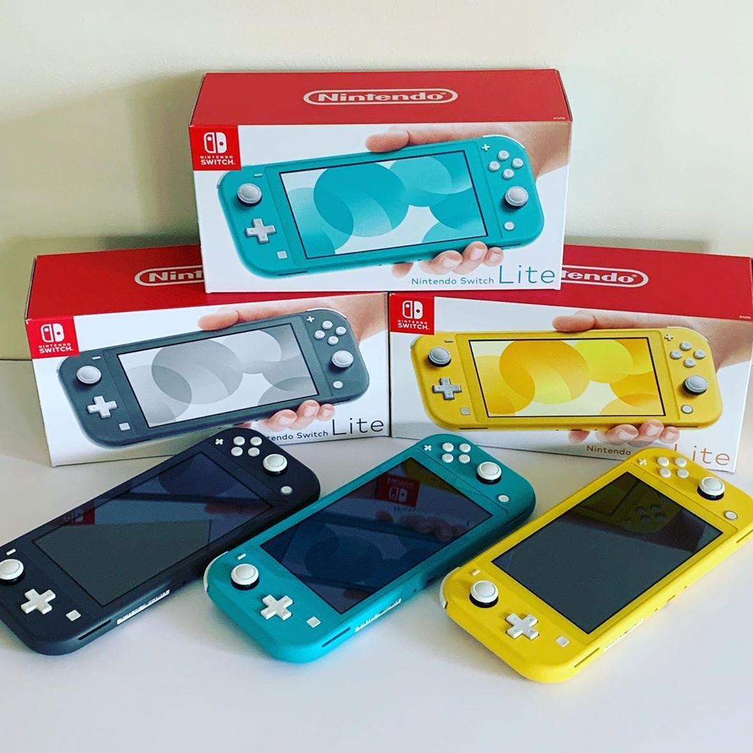 Nintendo Switch Lite portable gaming device gameplay