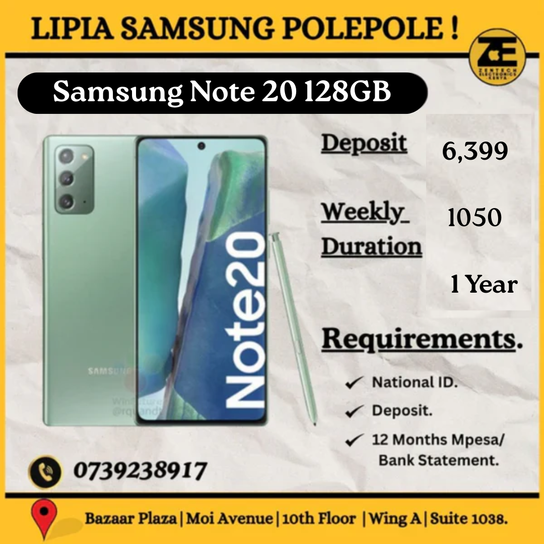 Samsung Galaxy Note 20 – 6.7" Super AMOLED, 128/256GB, S Pen..