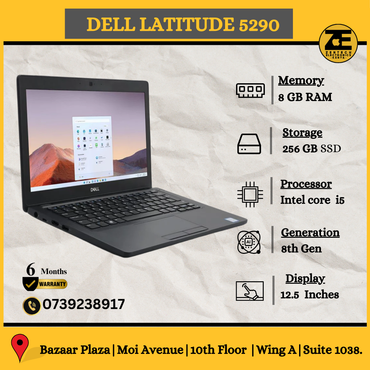 Dell Latitude 5290 front view with 12.5-inch display