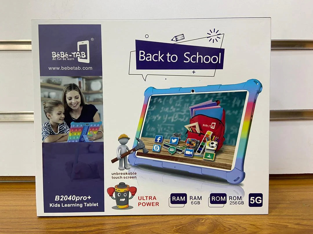 Bebe Kids Studying Tablet 2040 PRO+ | 6000mAh | 6GB RAM +256GB ROM | 10inch | Android 12 | SIM Card Slot -Price in Kenya.
