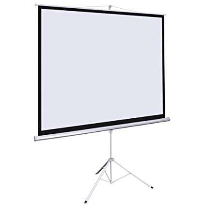 Light Wave LW TPS 180T Tripod Projector Screen – 180 x 180 cm