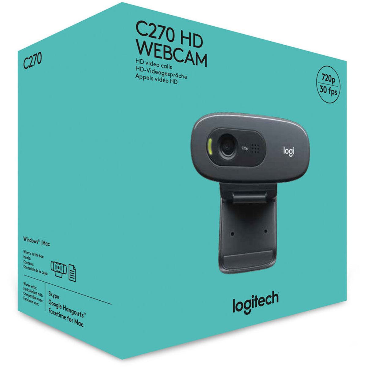 Logitech C270 HD 720p webcam for desktop and laptop-Price in Kenya.
