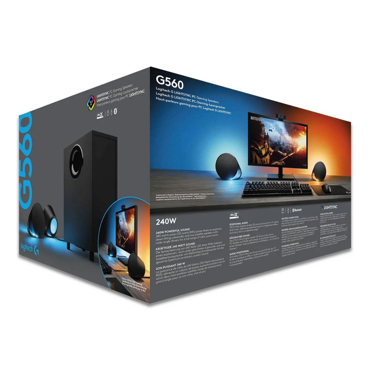 Logitech G560 LIGHTSYNC PC Gaming Speakers-Price in Kenya.