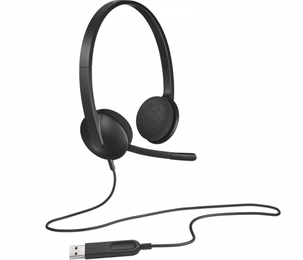 Logitech H340 Wired USB Stereo Headset with Noise-Cancelling Mic-Price in Kenya..