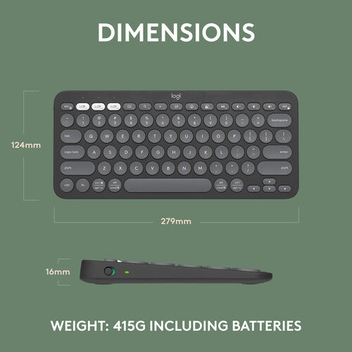Logitech Pebble Keys 2 K380s Bluetooth Keyboard-Price in Kenya.