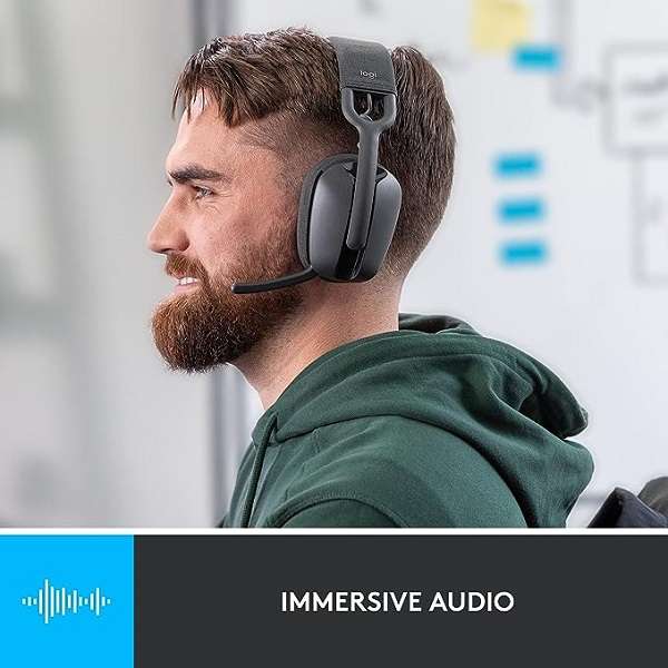 Logitech Zone Vibe 100 Lightweight Wireless with Noise Canceling Microphone Bluetooth Headset-Price in Kenya.