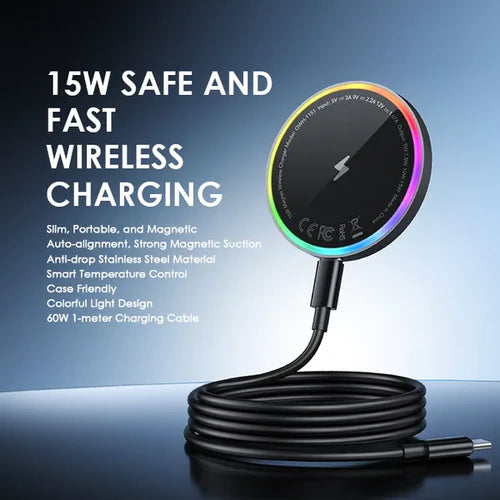 Oraimo Power Dock OWH-1151 15W Magnetic Wireless Charging Pad