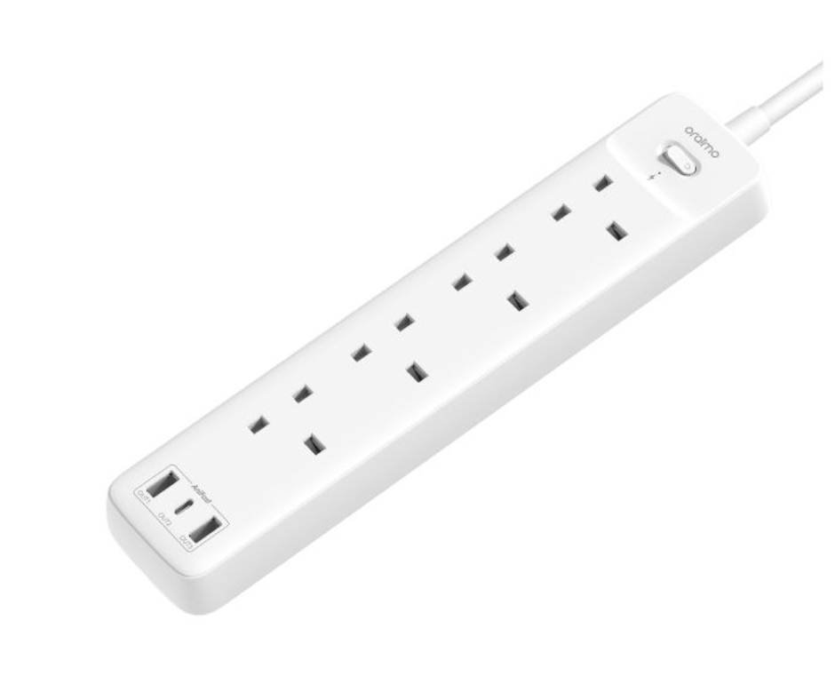 Oraimo PowerHub Smart Fast Charging 4 AC Outlets 2 USB Ports