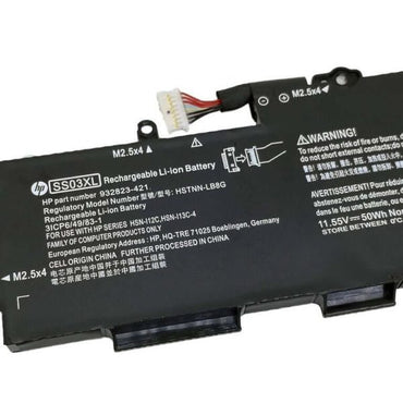 HP SS03XL / SSO3XL Battery Replacement for EliteBook 735/745/830/840/846 G5-G6 & ZBook 14U G5-G6 | 11.55V 50Wh