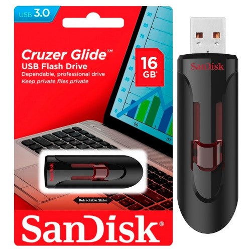 SanDisk Cruzer Glide USB 16GB Flash Drive