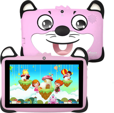 Wintouch K717 Kids Tablet in child hands with educational apps for safe learning in Kenya home