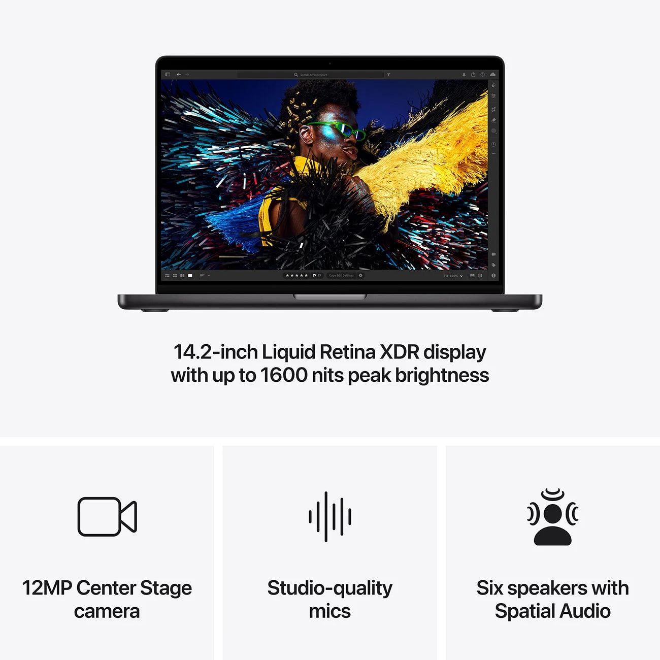 New Apple MacBook Pro M4 chip (MW2U3) 16GB RAM, 512GB SSD 14.2''-Price in Kenya