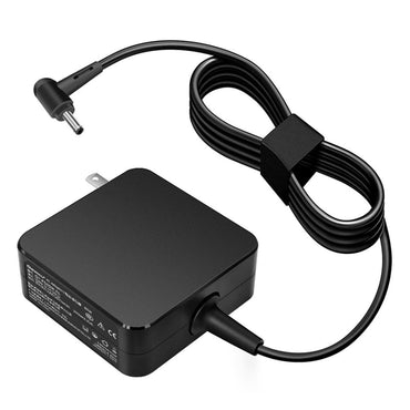 ASUS 19V 1.75A Power Adapter plugged into ASUS laptop