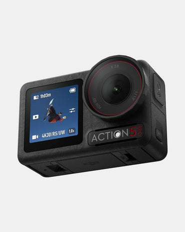 DJI Action 5 Pro waterproof action camera in use