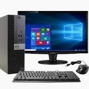 Dell desktop computer 17 inch screen office setup