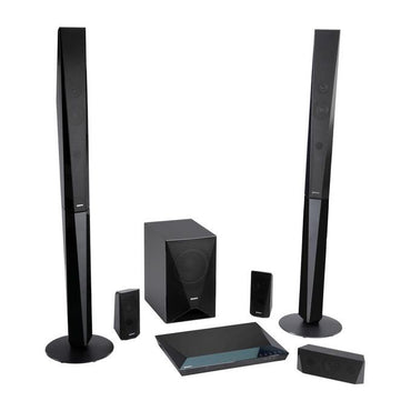 Sony DAV-DZ650 5.1 channel home theatre system with DVD receiver, subwoofer, and five speakers