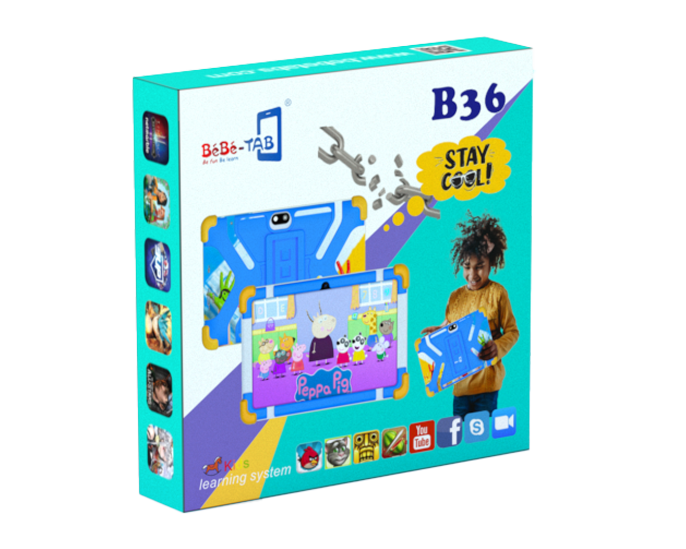 Bebe B36 Kids Tablet 64GB+ 4GB With Shock Resistant Cover-Price in Kenya