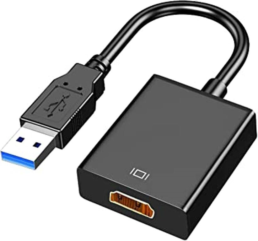 Full HD HDMI to VGA adapter with audio output