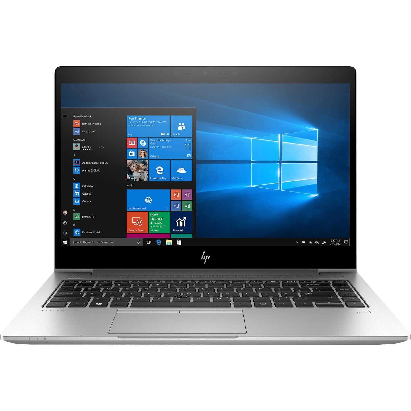 HP EliteBook 840 G5 14 inch front open
