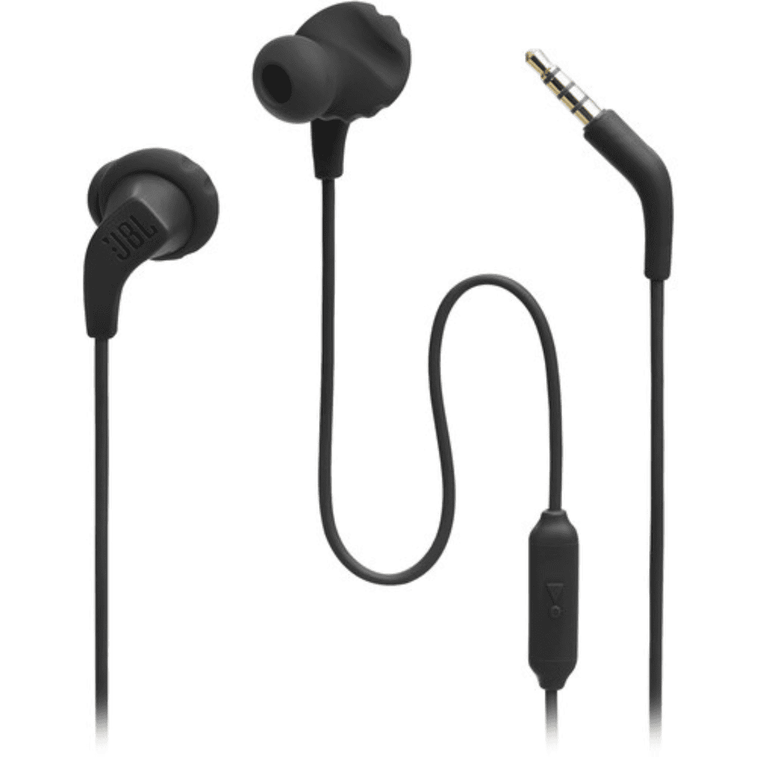 JBL Pure Bass wired running earphones with inline mic