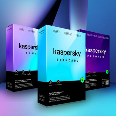 STANDARD Kaspersky Antivirus software box and digital license for one user