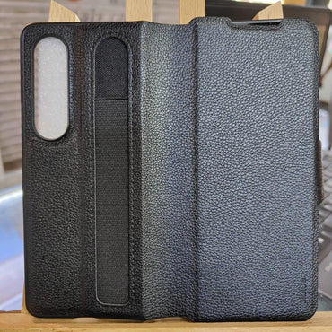 Leather Vintage Case for Samsung Galaxy Z Fold 3, 4, 5, 6