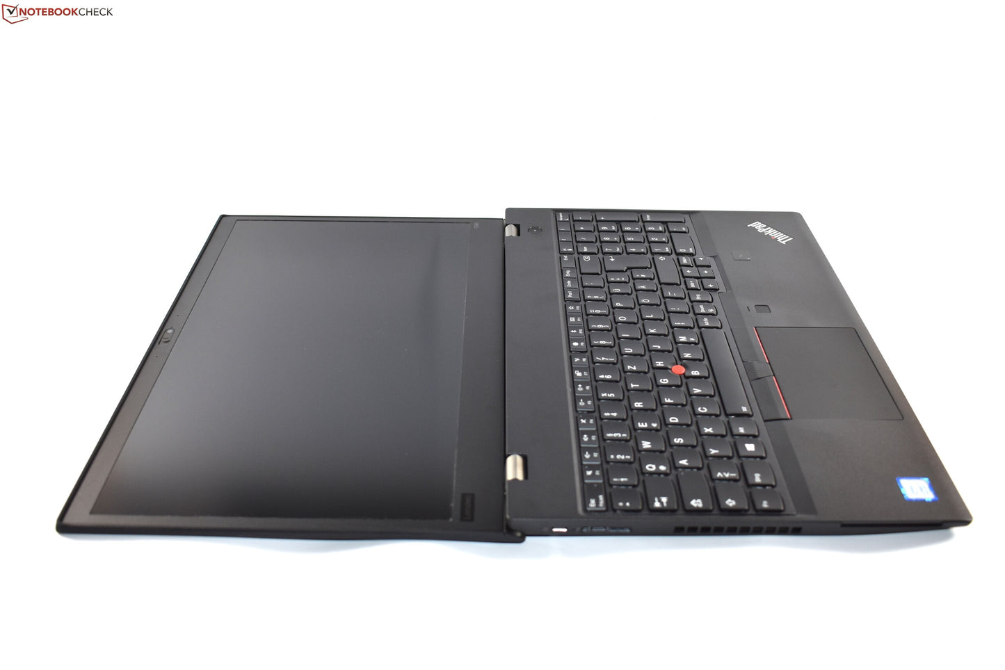 Lenovo T580 keyboard with numeric keypad and TrackPoint in flat mode