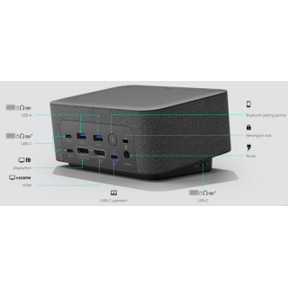 Logitech Logi Dock, All-in-One USB C Laptop Docking Station