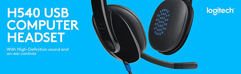 Logitech H540 USB Computer Headset