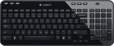 Black Logitech K360 compact wireless keyboard Phuket design top view